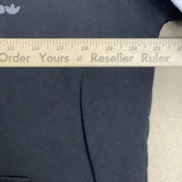 Adidas Original Hoodie Mens M Black Full Zip Reversable Heavyweight Athletic - Picture 4 of 12